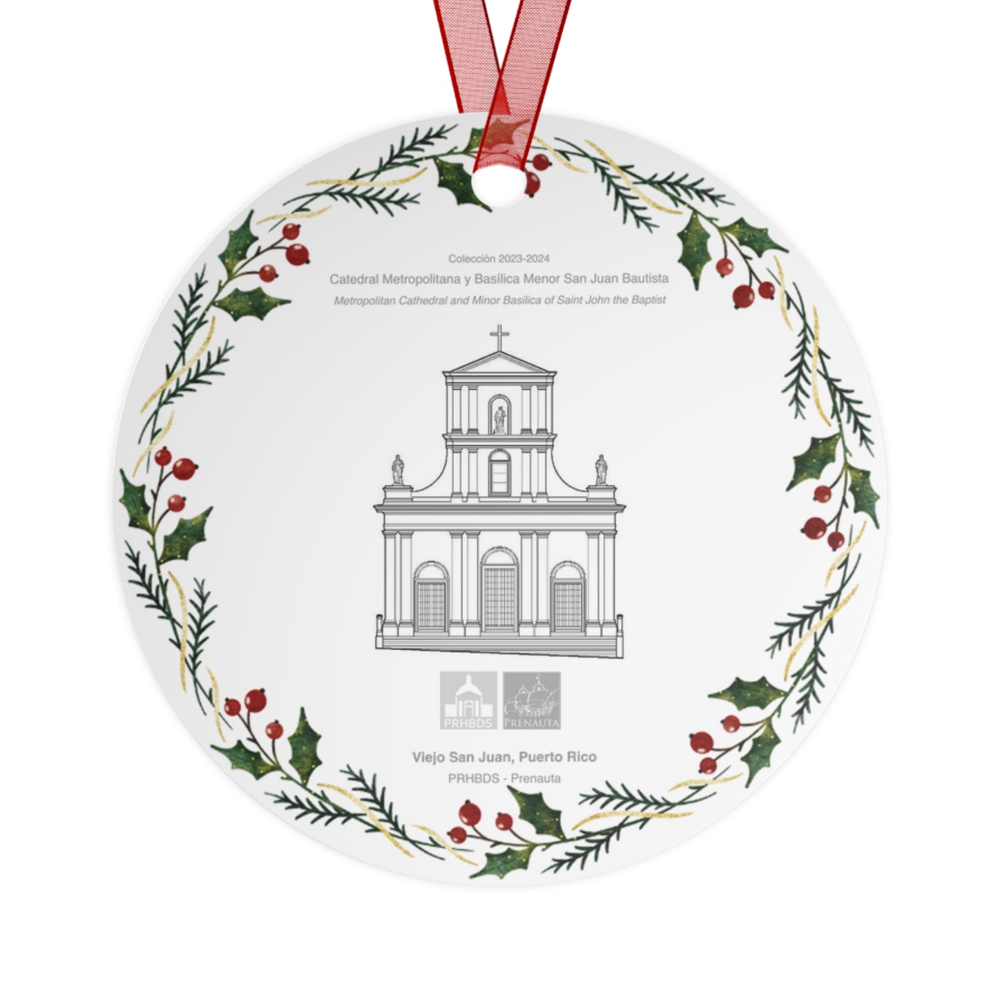 Metal Ornament - Catedral de San Juan - Puerto Rico
