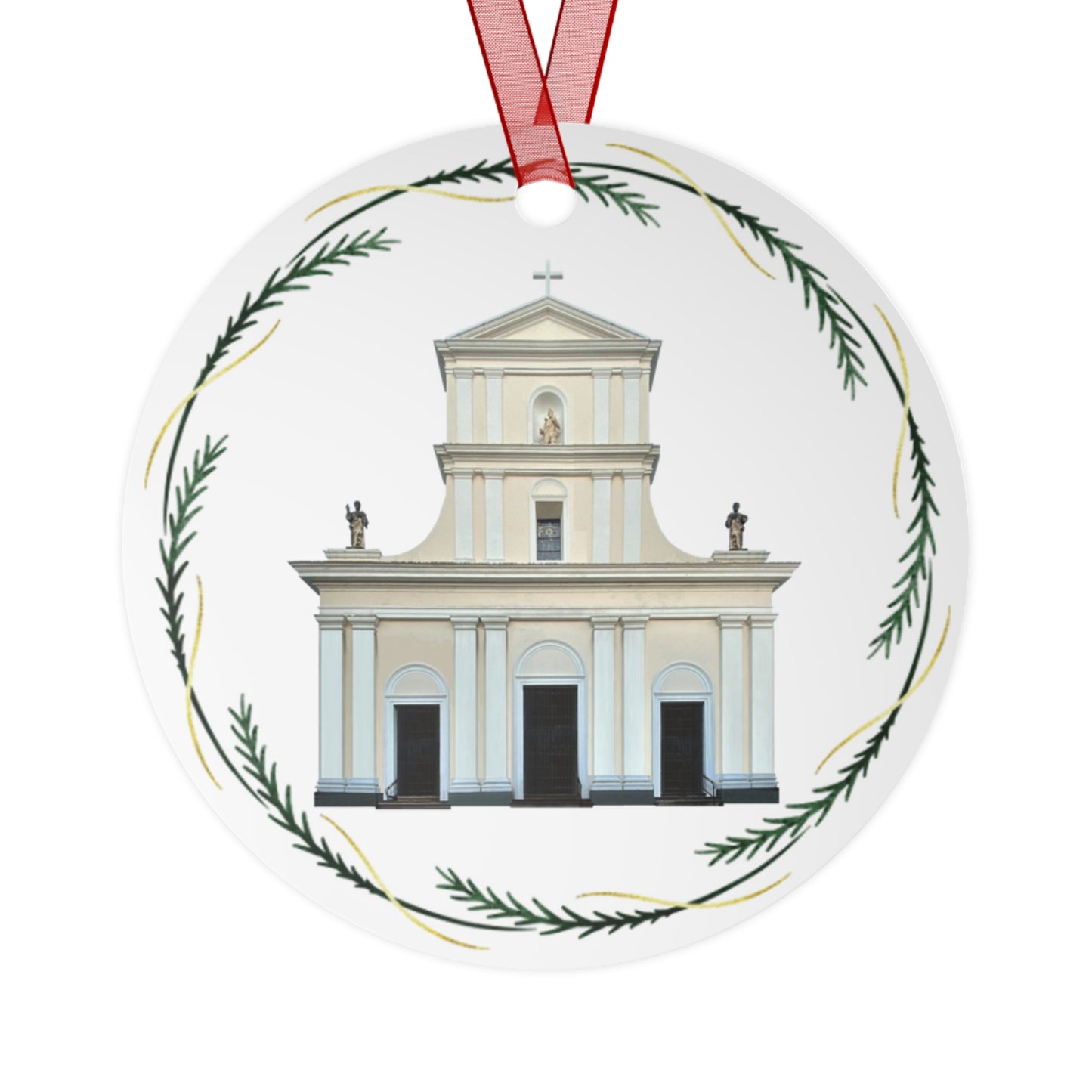 Metal Ornament - Catedral de San Juan - Puerto Rico