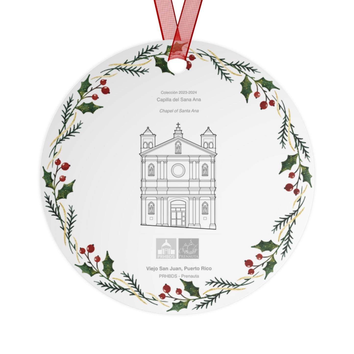 Metal Ornament - Capilla del Santa Ana