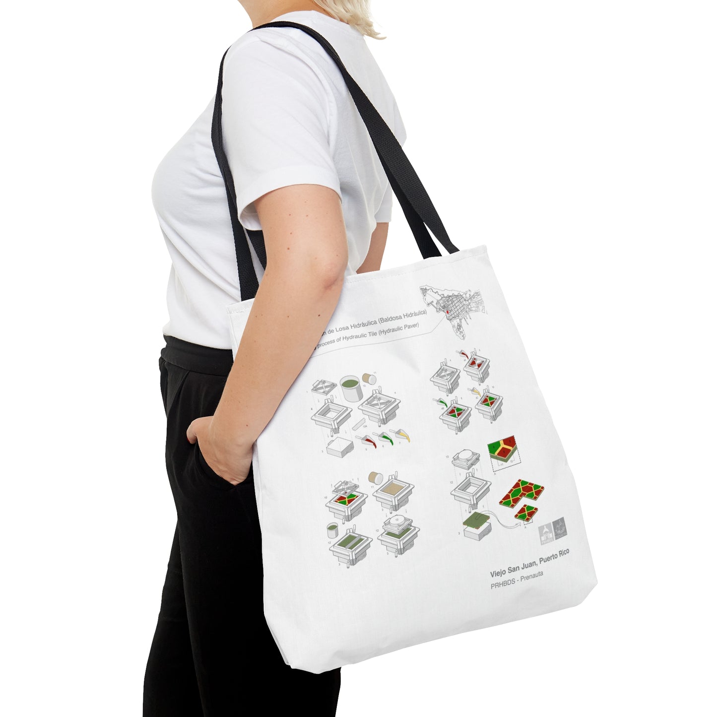Tote Bag / Baldosa Hidráulica / Hydraulic Tile / San Juan / Puerto Rico